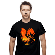 Load image into Gallery viewer, Daily_Deal_Shirts T-Shirts, Unisex / Small / Black Fantasy Flames
