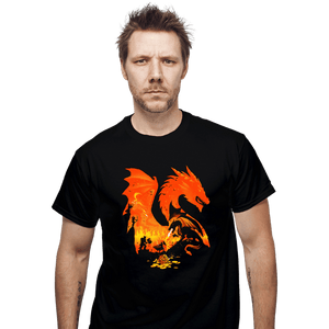 Daily_Deal_Shirts T-Shirts, Unisex / Small / Black Fantasy Flames