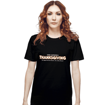 Daily_Deal_Shirts T-Shirts, Unisex / Small / Black Carpenter's Thanksgiving
