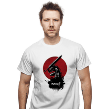 Load image into Gallery viewer, Shirts T-Shirts, Unisex / Small / White Red Sun Swordsman
