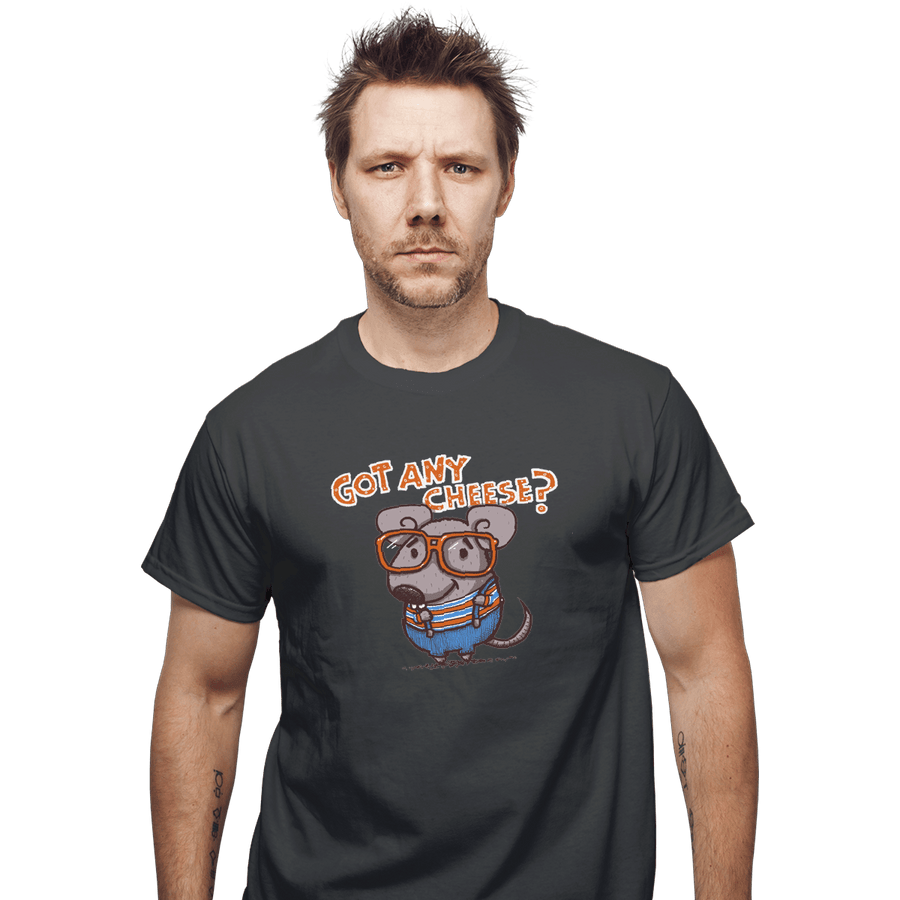 Shirts T-Shirts, Unisex / Small / Charcoal Got Any Cheese