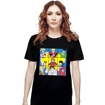 Secret_Shirts T-Shirts, Unisex / Small / Black Anime Heart Of A 90s Kid