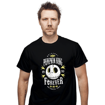 Shirts T-Shirts, Unisex / Small / Black Pumpkin King Forever