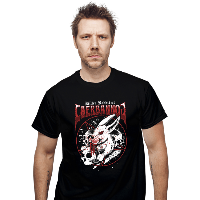 Secret_Shirts T-Shirts, Unisex / Small / Black Killer Rabbit Metal