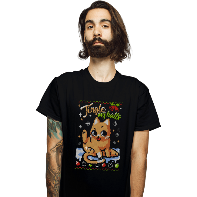 Secret_Shirts T-Shirts, Unisex / Small / Black Jingle Balls