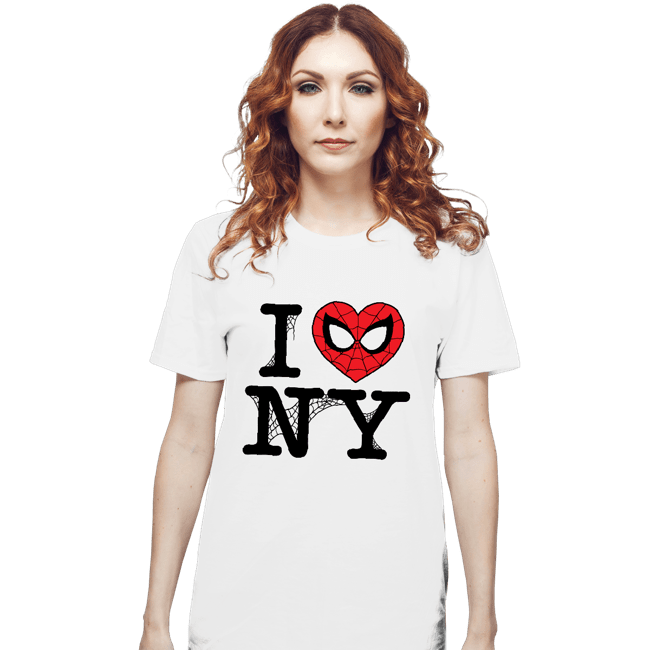 Daily_Deal_Shirts T-Shirts, Unisex / Small / White I Spider NY