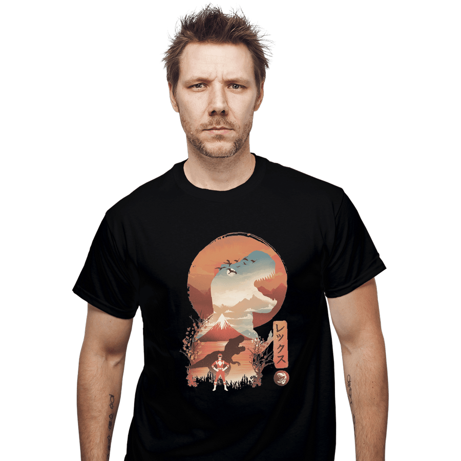 Shirts T-Shirts, Unisex / Small / Black Red Ranger Ukiyoe
