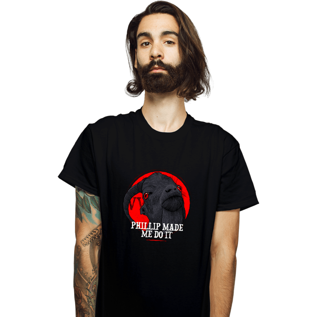Shirts T-Shirts, Unisex / Small / Black Phillip Made Me Do It