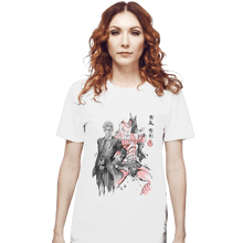 Load image into Gallery viewer, Shirts T-Shirts, Unisex / Small / White Killer Queen Sumi-e
