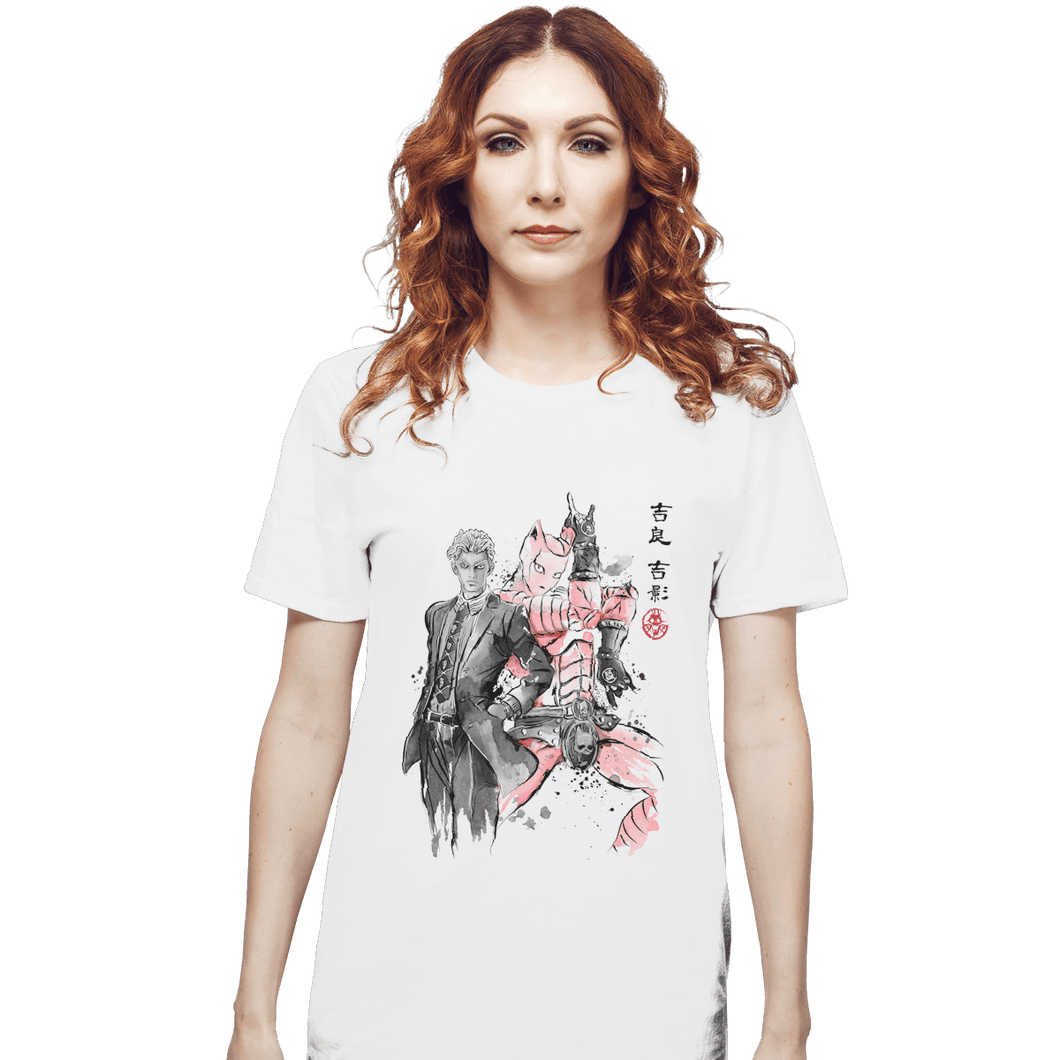 Shirts T-Shirts, Unisex / Small / White Killer Queen Sumi-e