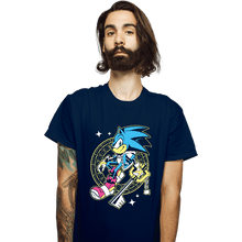 Load image into Gallery viewer, Daily_Deal_Shirts T-Shirts, Unisex / Small / Navy Sonic Kingdom Hearts
