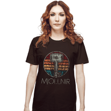 Load image into Gallery viewer, Shirts T-Shirts, Unisex / Small / Dark Chocolate Retro Mjollnir
