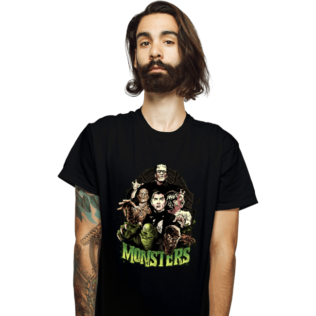 Shirts T-Shirts, Unisex / Small / Black Monsters