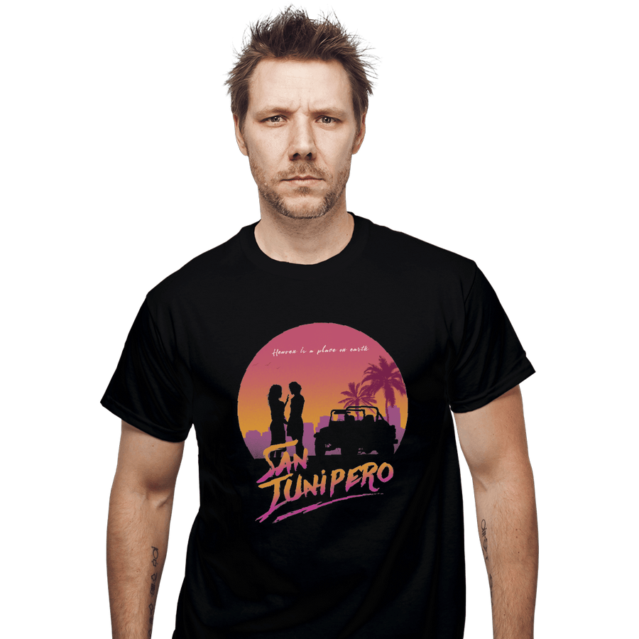 Shirts T-Shirts, Unisex / Small / Black Heaven is a Place on Earth
