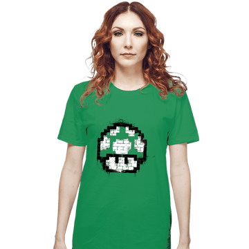 Shirts T-Shirts, Unisex / Small / Irish Green 1-Up Spray