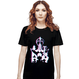 Daily_Deal_Shirts T-Shirts, Unisex / Small / Black Glitched Jafar