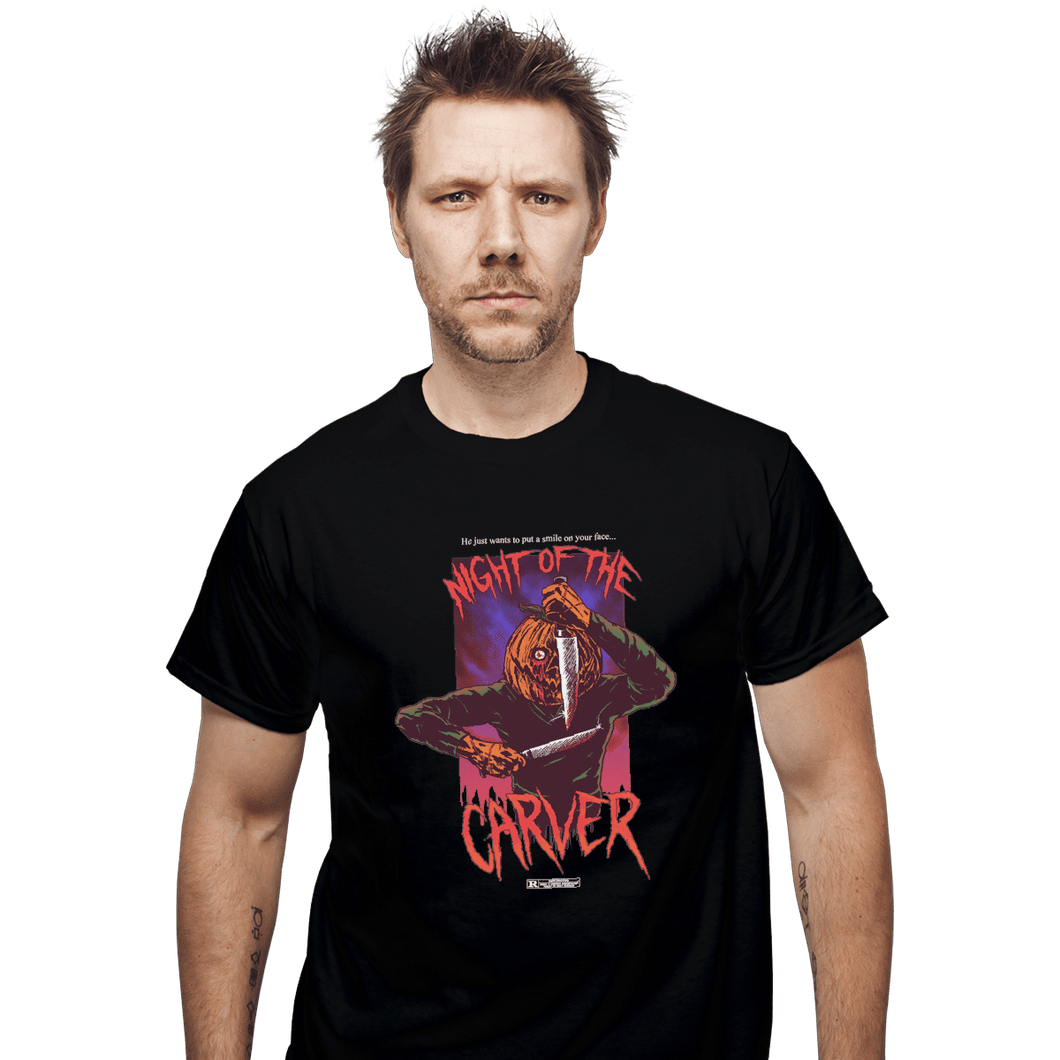 Shirts T-Shirts, Unisex / Small / Black Night Of The Carver