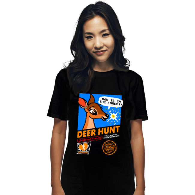 Daily_Deal_Shirts T-Shirts, Unisex / Small / Black Deer Hunt