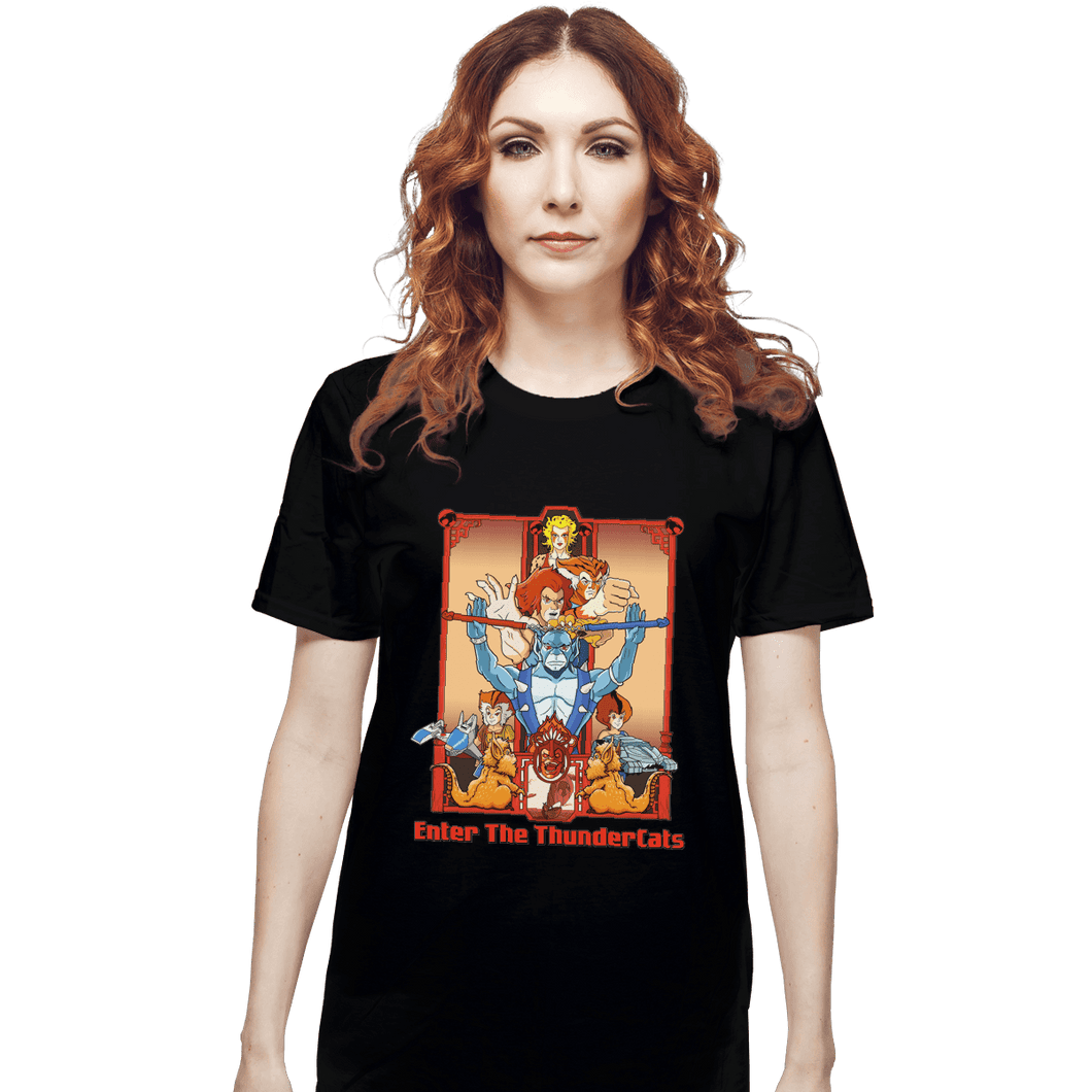 Shirts T-Shirts, Unisex / Small / Black Enter The Thundercats