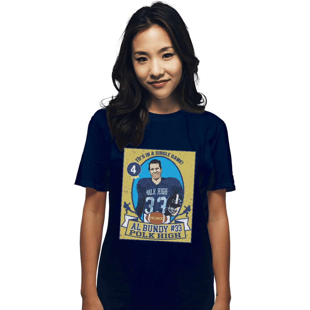 Shirts T-Shirts, Unisex / Small / Navy Al Bundy Trading Card