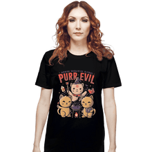 Load image into Gallery viewer, Shirts T-Shirts, Unisex / Small / Black Purr Evil
