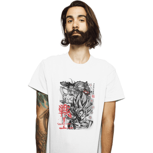 Shirts T-Shirts, Unisex / Small / White Legend Of The Saiyan