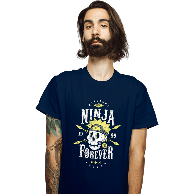Shirts T-Shirts, Unisex / Small / Navy Ninja Forever