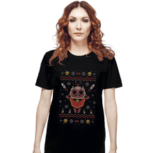 Load image into Gallery viewer, Shirts T-Shirts, Unisex / Small / Black Lamb Christmas
