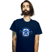 Load image into Gallery viewer, Shirts T-Shirts, Unisex / Small / Navy Mighty Blue Gym
