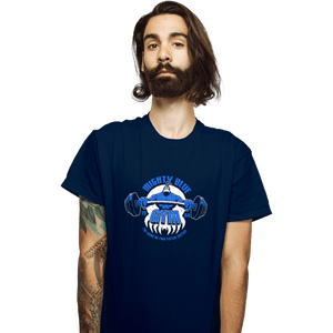 Shirts T-Shirts, Unisex / Small / Navy Mighty Blue Gym