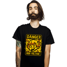 Load image into Gallery viewer, Secret_Shirts T-Shirts, Unisex / Small / Black Danger High Voltage
