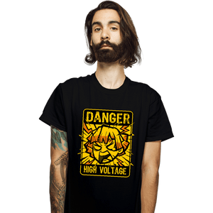 Secret_Shirts T-Shirts, Unisex / Small / Black Danger High Voltage