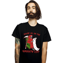 Load image into Gallery viewer, Secret_Shirts T-Shirts, Unisex / Small / Black Naughty List
