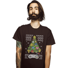 Load image into Gallery viewer, Shirts T-Shirts, Unisex / Small / Dark Chocolate A Classic Gamers Christmas
