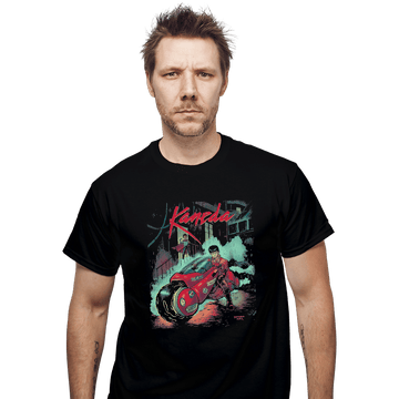 Shirts T-Shirts, Unisex / Small / Black Neo-Tokyo Rain