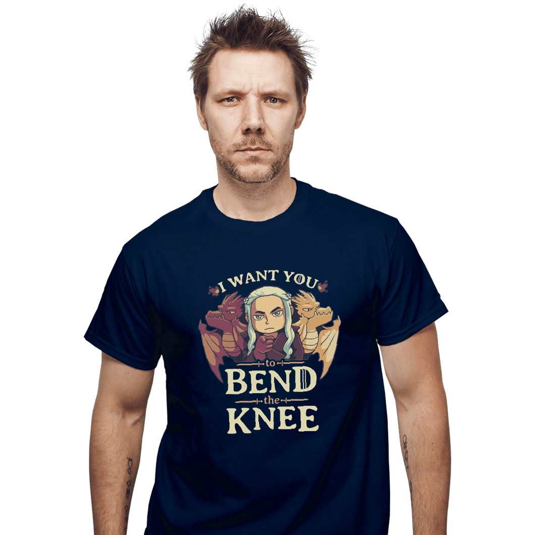 Shirts T-Shirts, Unisex / Small / Navy Bend The Knee