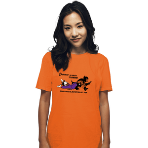 Secret_Shirts T-Shirts, Unisex / Small / Orange Go  Directly To Arkham