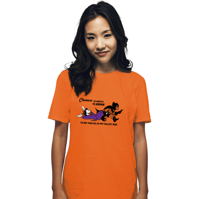 Secret_Shirts T-Shirts, Unisex / Small / Orange Go  Directly To Arkham