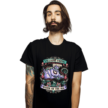 Daily_Deal_Shirts T-Shirts, Unisex / Small / Black Villains Unite Ursula