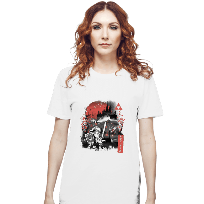 Daily_Deal_Shirts T-Shirts, Unisex / Small / White Sumie To The Past