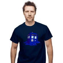 Load image into Gallery viewer, Daily_Deal_Shirts T-Shirts, Unisex / Small / Navy Melting Tardis
