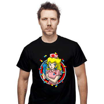 Secret_Shirts T-Shirts, Unisex / Small / Black Nurse Toadstool 182