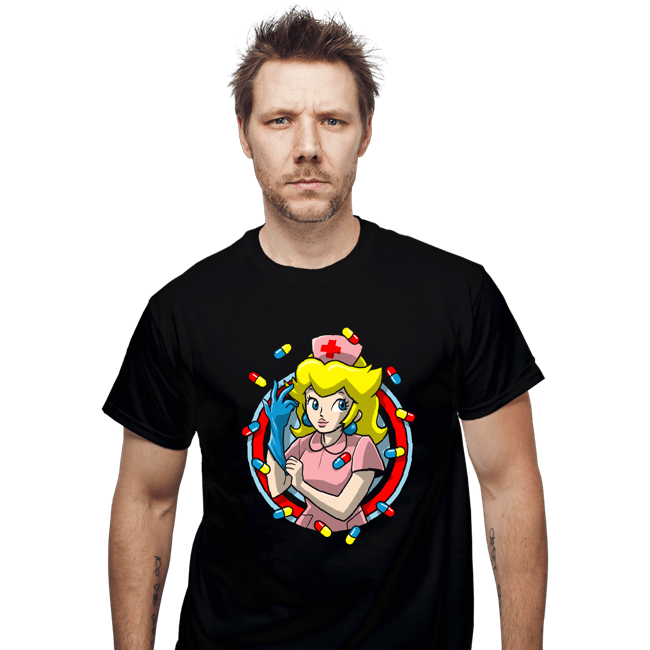 Secret_Shirts T-Shirts, Unisex / Small / Black Nurse Toadstool 182