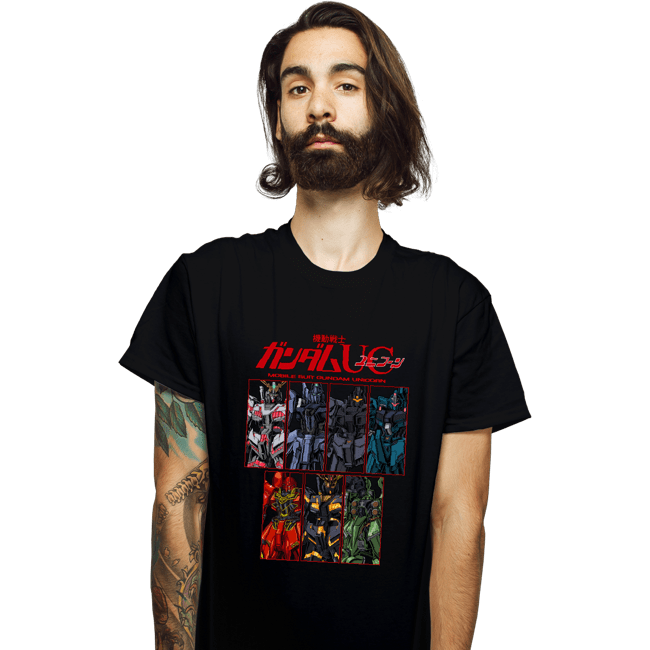 Daily_Deal_Shirts T-Shirts, Unisex / Small / Black Gundam UC