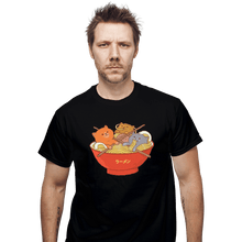 Load image into Gallery viewer, Shirts T-Shirts, Unisex / Small / Black Ramen Cats

