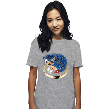 Secret_Shirts T-Shirts, Unisex / Small / Sports Grey The Fastest Hedgehog