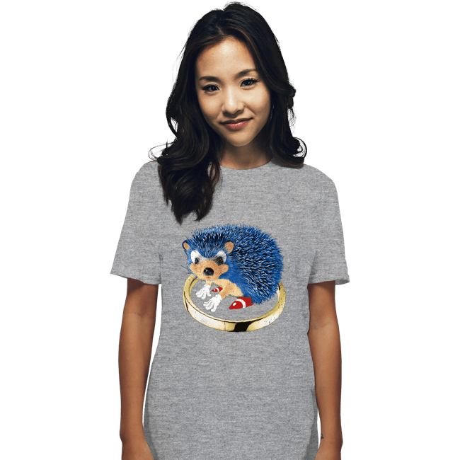 Secret_Shirts T-Shirts, Unisex / Small / Sports Grey The Fastest Hedgehog