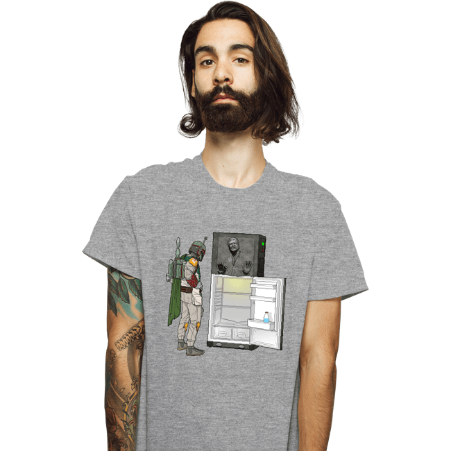 Daily_Deal_Shirts T-Shirts, Unisex / Small / Sports Grey Boba Fridge