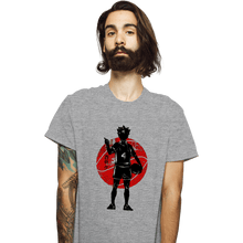 Load image into Gallery viewer, Shirts T-Shirts, Unisex / Small / Sports Grey Crimson Yū Nishinoya
