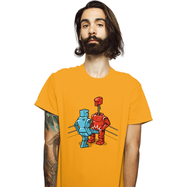Shirts T-Shirts, Unisex / Small / Gold Blue Kick!